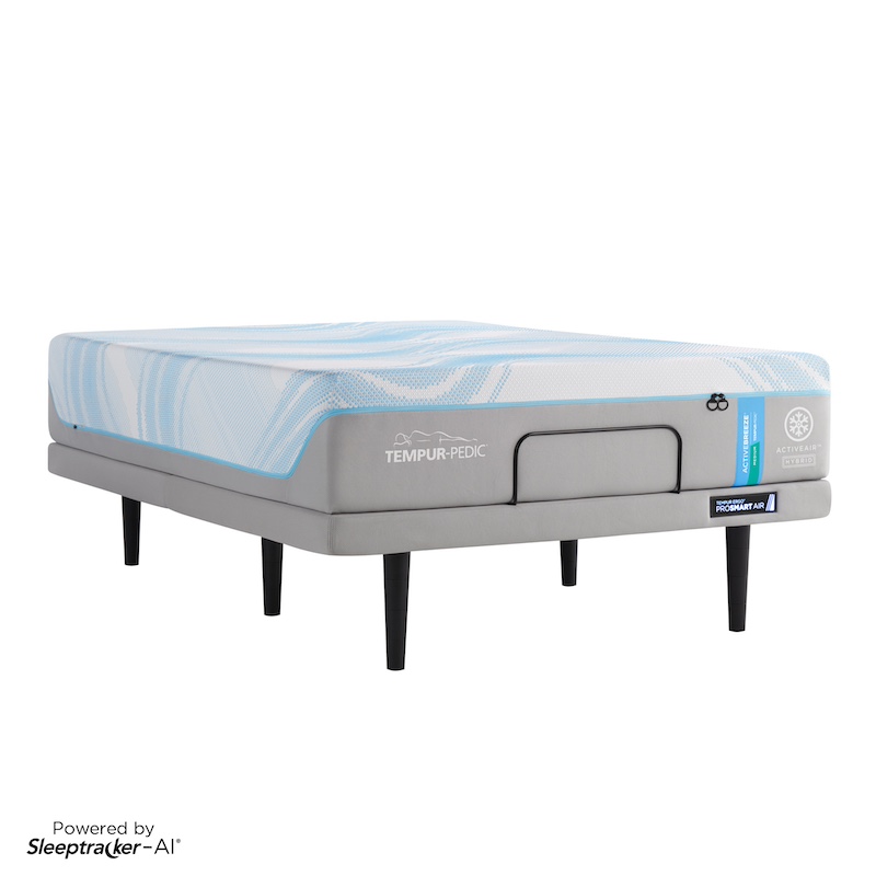 image of Tempur-Pedic® TEMPUR-ActiveBreeze® Medium Hybrid Smart Bed