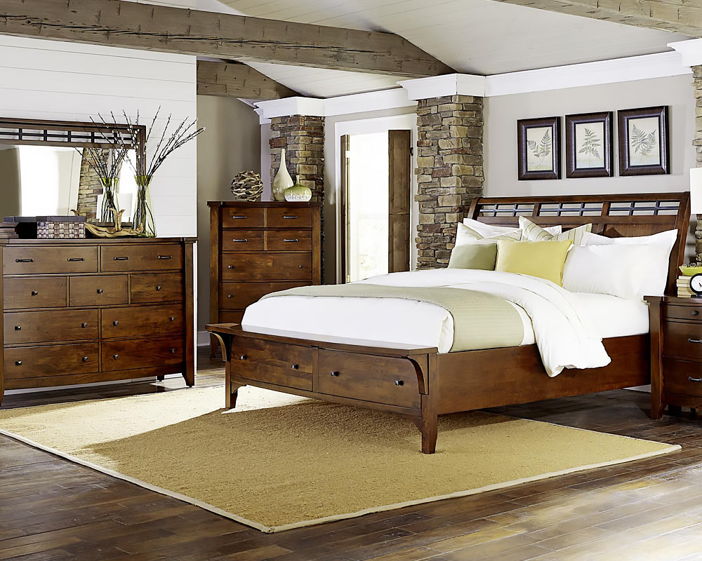 image of napa furniture design whistler retreat bedroom set