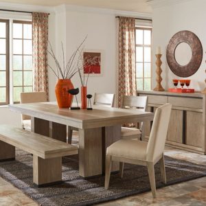 cresent larkspur trestle dining set