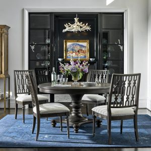Universal
                                                Furniture Postscript Tartan Dining
                                                Set image