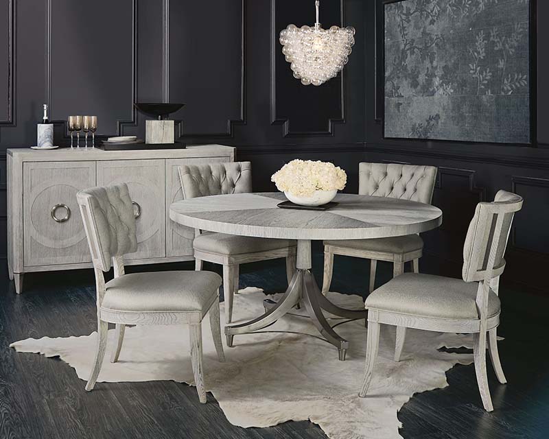 image of Bernhardt Furniture Domaine Blanc Dining Room Set