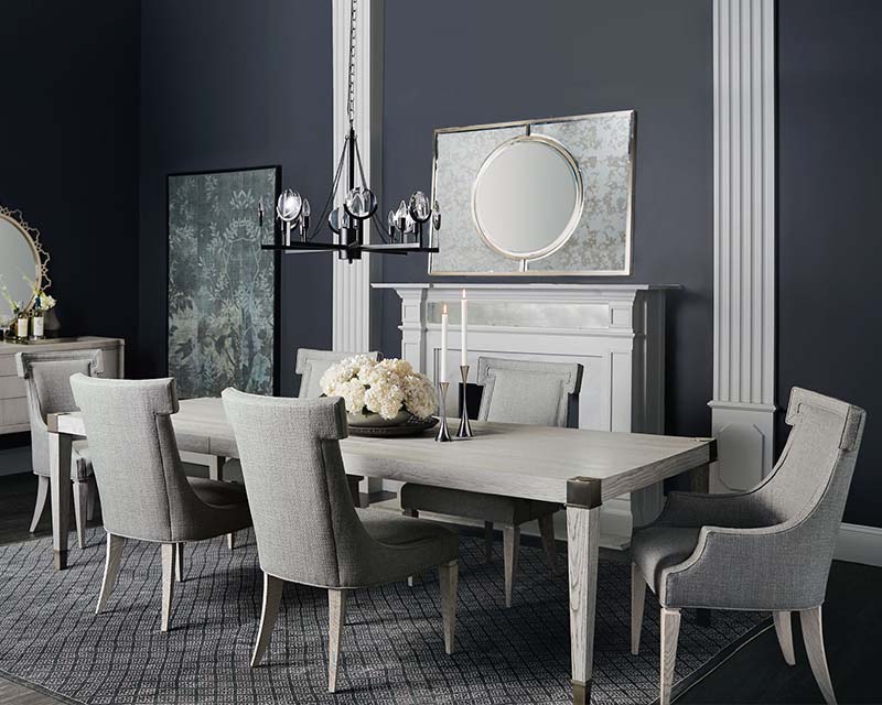 image of Bernhardt Furniture Domaine Blanc Dining Room Set