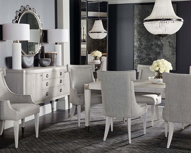 image of Bernhardt Furniture Domaine Blanc Dining Room Set
