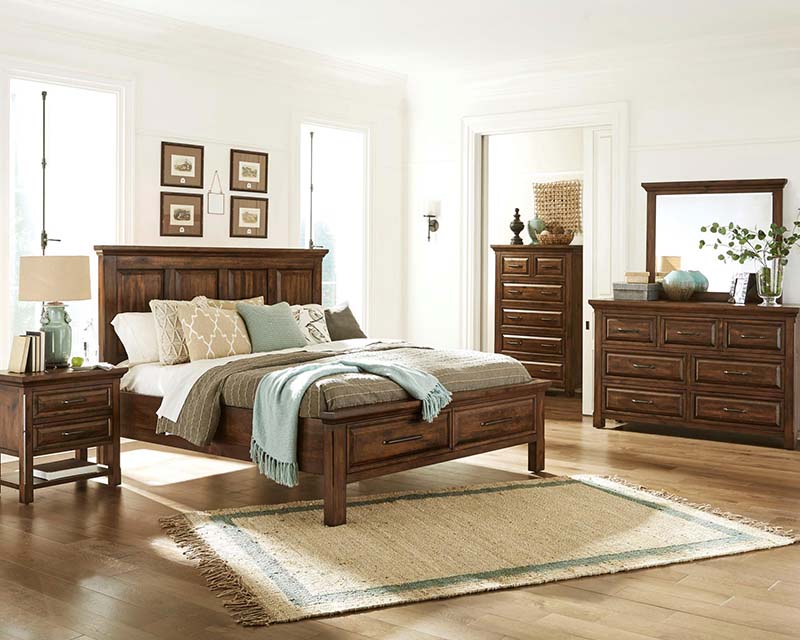 image of NAPA Furniture Hill Crest Bedroom Suite