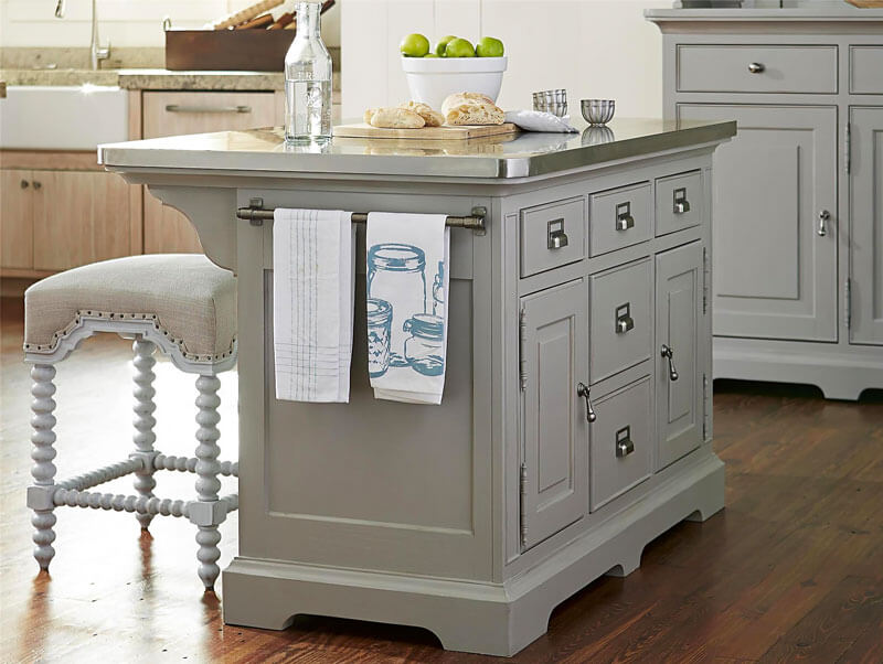 image of Paula Deen Dogwood Kitchen Island
